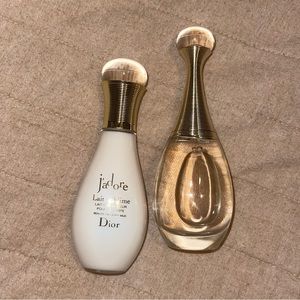 j’adore dior perfume and lotion set